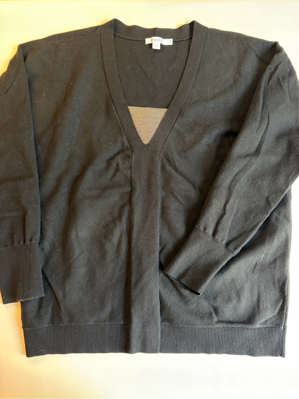 Black V-Neck Men's Sweater - Unbranded Women’s Chico’s